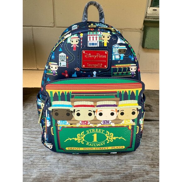 Disney/WDW/Loungefly Handbags - Disney Parks Loungefly Mini Backpack Dapper Dans  Main Street USA